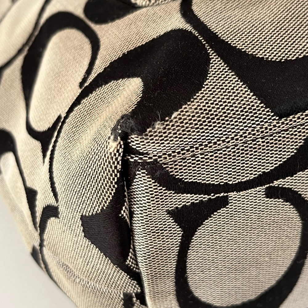 Coach Black and Red Signature Bag - Picture 10 of 16